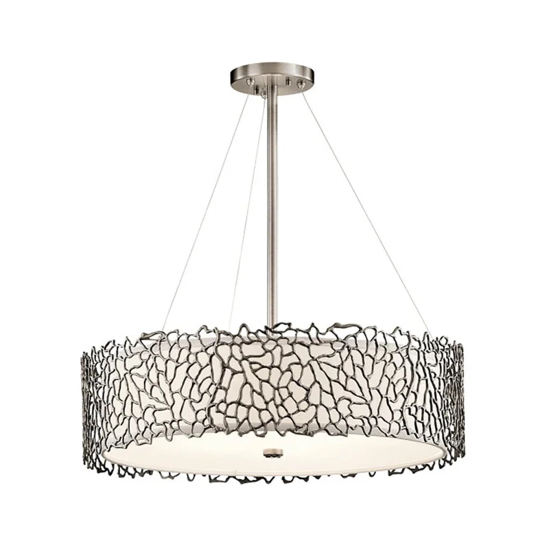 Chandeliers with Multiple Lights for Maximum IlluminationChandeliers with Multiple Lights for Maximum IlluminationKichler 43347 Silver Coral 4-lt Chandelier / Pendant Chandeliers with Multiple Lights for Maximum IlluminationChandeliers with Multiple Lights for Maximum IlluminationKichler 43347 Silver Coral 4-lt Chandelier / Pendant