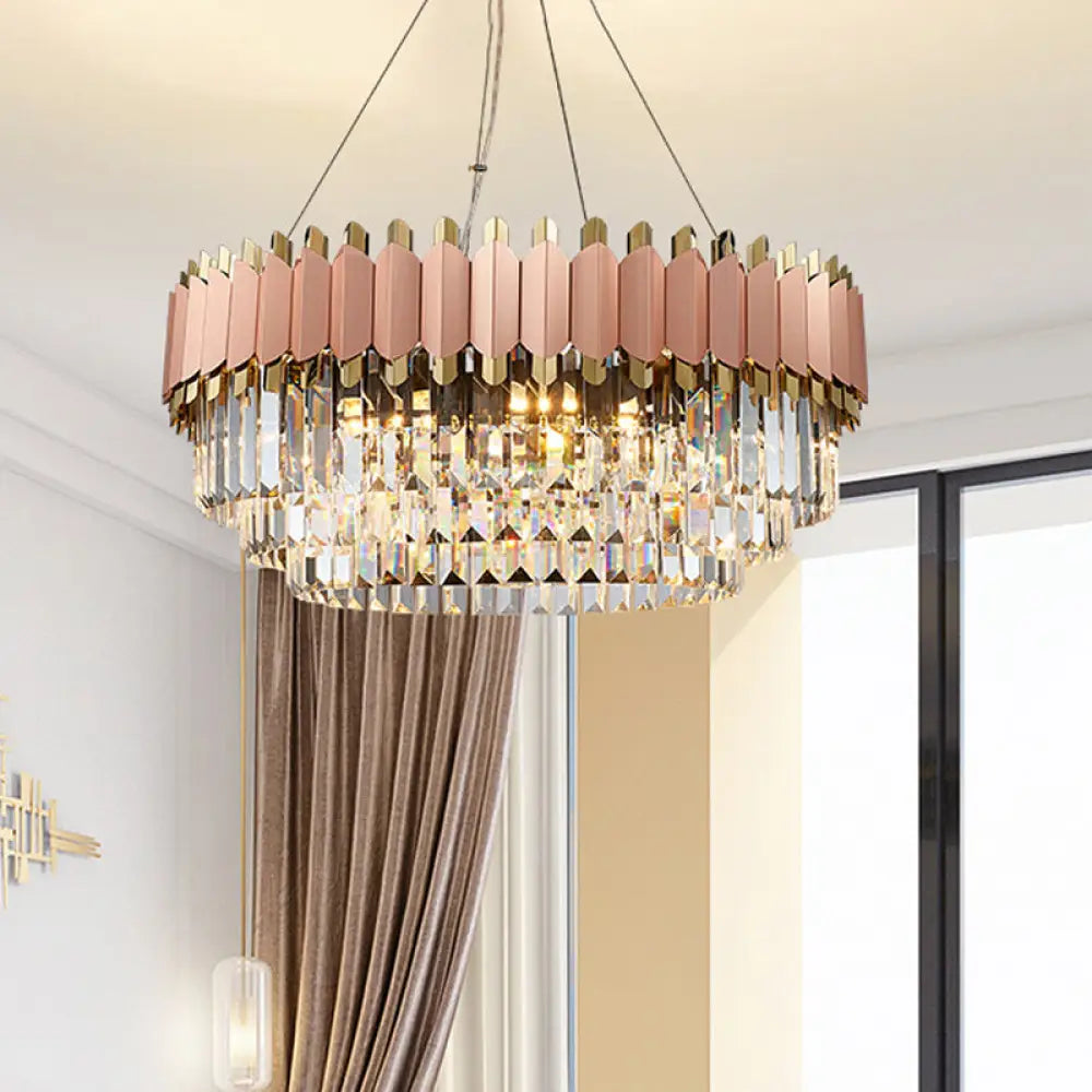 Bohemian - Style Beaded Chandeliers for Eclectic DecorBohemian - Style Beaded Chandeliers for Eclectic DecorModern Pink and Gold Crystal Drop Pendant Ceiling Light with 8/12 Lights Bohemian - Style Beaded Chandeliers for Eclectic DecorBohemian - Style Beaded Chandeliers for Eclectic DecorModern Pink and Gold Crystal Drop Pendant Ceiling Light with 8/12 Lights