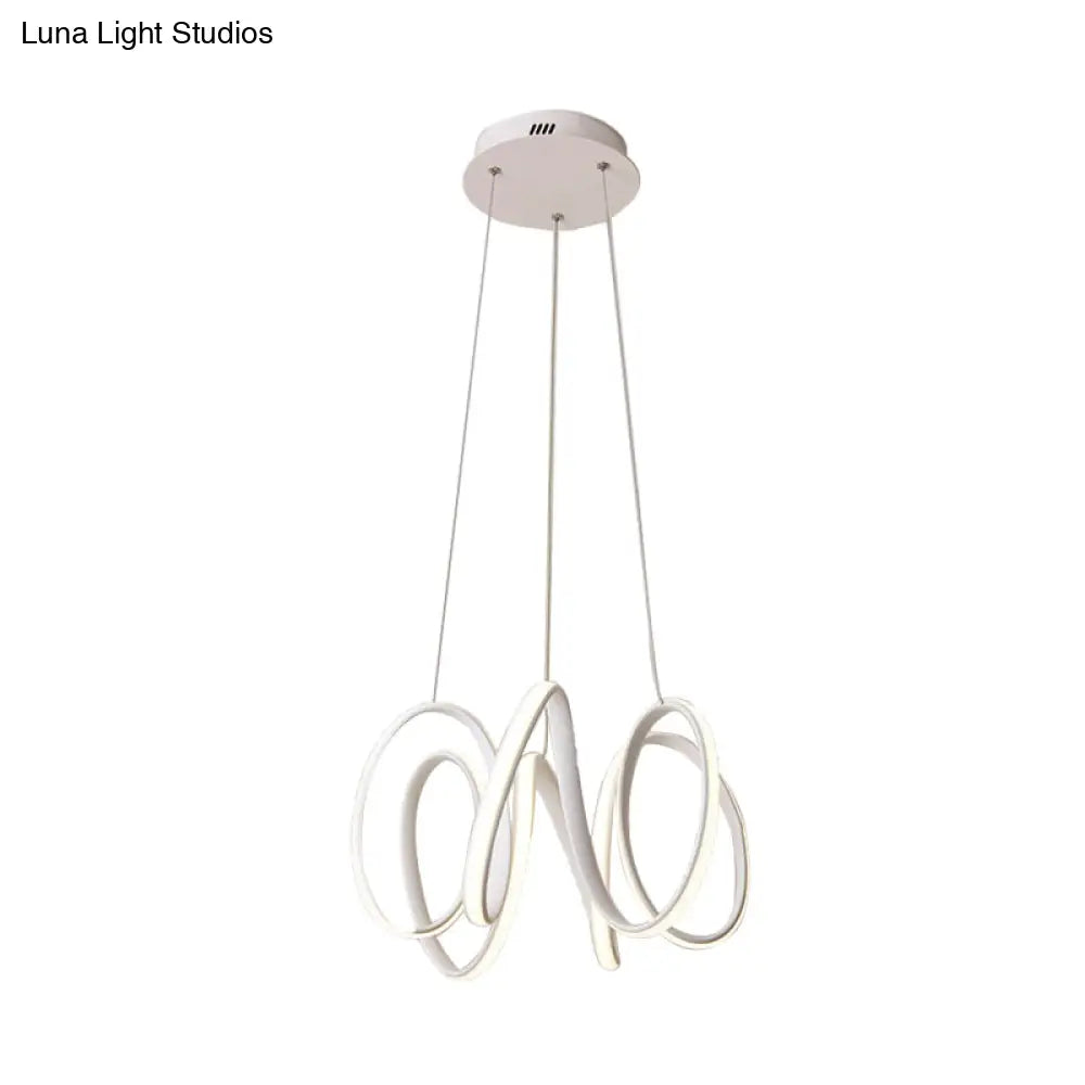 Small Chandeliers for Compact RoomsSmall Chandeliers for Compact RoomsLED Chandelier Light Fixture: Modern Minimalist Design with White Acrylic Shade and White/Warm Light for Living Room