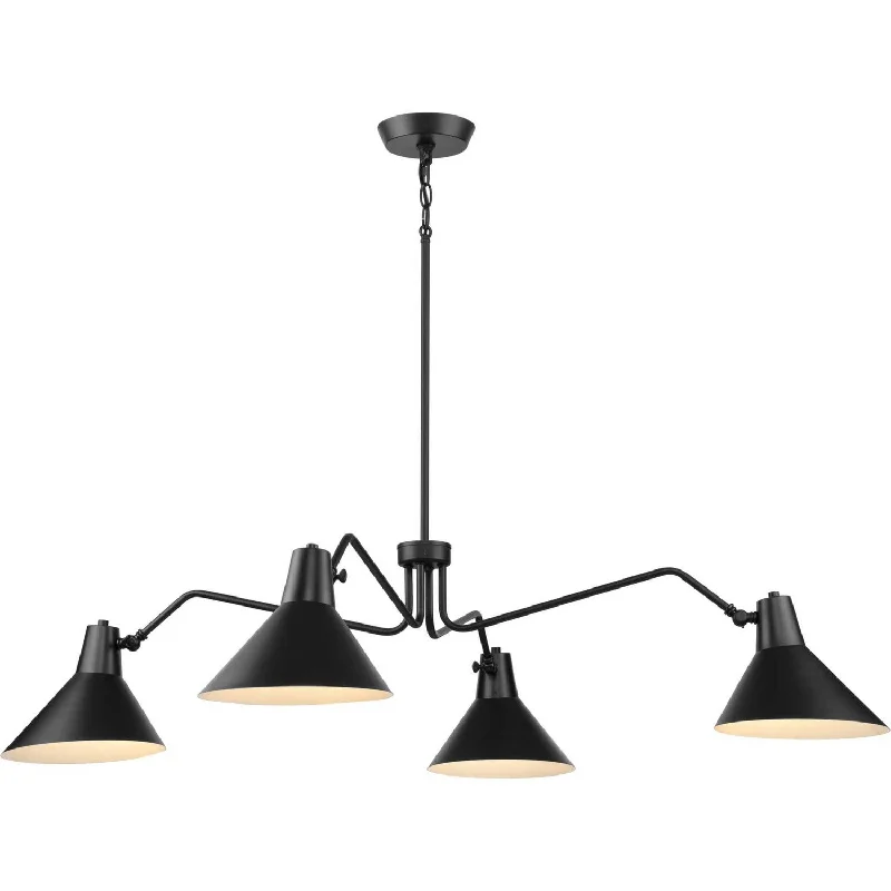 Chandeliers for High Ceilings to Fill Vertical SpaceChandeliers for High Ceilings to Fill Vertical SpaceProgress Trimble P400310-31M Chandelier Light - Matte Black