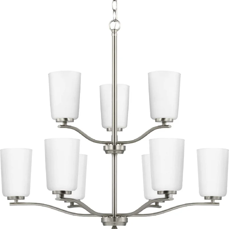 Chandeliers with Multiple Lights for Maximum IlluminationChandeliers with Multiple Lights for Maximum IlluminationProgress Adley P400351-009 Chandelier Light - Brushed Nickel Chandeliers with Multiple Lights for Maximum IlluminationChandeliers with Multiple Lights for Maximum IlluminationProgress Adley P400351-009 Chandelier Light - Brushed Nickel