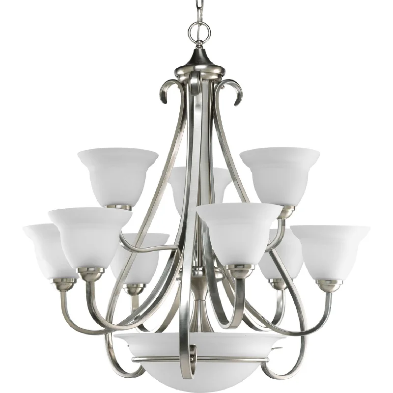 Modern Crystal Chandeliers for Contemporary HomesModern Crystal Chandeliers for Contemporary HomesProgress Torino P4418-09 Chandelier Light - Brushed Nickel Modern Crystal Chandeliers for Contemporary HomesModern Crystal Chandeliers for Contemporary HomesProgress Torino P4418-09 Chandelier Light - Brushed Nickel
