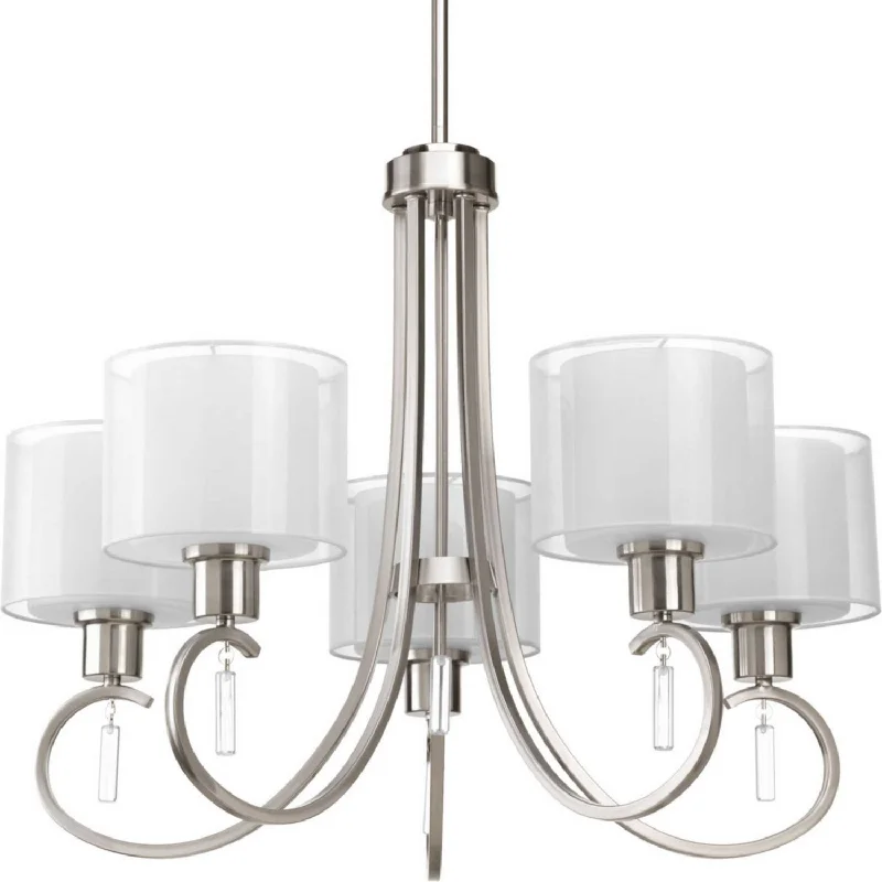 Chandeliers with Metal Frames in Bronze FinishChandeliers with Metal Frames in Bronze FinishProgress Invite P4696-09 Chandelier Light - Brushed Nickel Chandeliers with Metal Frames in Bronze FinishChandeliers with Metal Frames in Bronze FinishProgress Invite P4696-09 Chandelier Light - Brushed Nickel