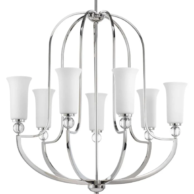 Chandeliers with Metal Frames in Silver FinishChandeliers with Metal Frames in Silver FinishProgress Elina P4733-104 Chandelier Light - Polished Nickel Chandeliers with Metal Frames in Silver FinishChandeliers with Metal Frames in Silver FinishProgress Elina P4733-104 Chandelier Light - Polished Nickel