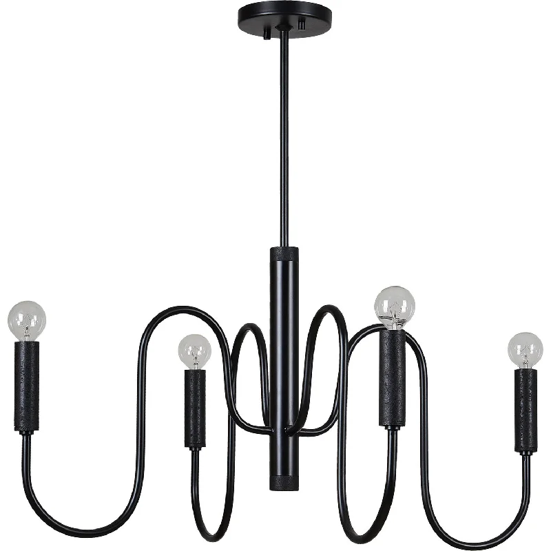 Incandescent Chandeliers for a Warm and Traditional GlowIncandescent Chandeliers for a Warm and Traditional GlowRenwil Castile LPC4398 Chandelier Light - Matte & Textured Black Incandescent Chandeliers for a Warm and Traditional GlowIncandescent Chandeliers for a Warm and Traditional GlowRenwil Castile LPC4398 Chandelier Light - Matte & Textured Black