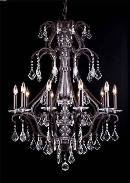 Chandeliers with Murano Glass for a High - End Artistic TouchChandeliers with Murano Glass for a High - End Artistic TouchRevolution CC4610OBCC Chandelier Light - Oil Bronze Chandeliers with Murano Glass for a High - End Artistic TouchChandeliers with Murano Glass for a High - End Artistic TouchRevolution CC4610OBCC Chandelier Light - Oil Bronze