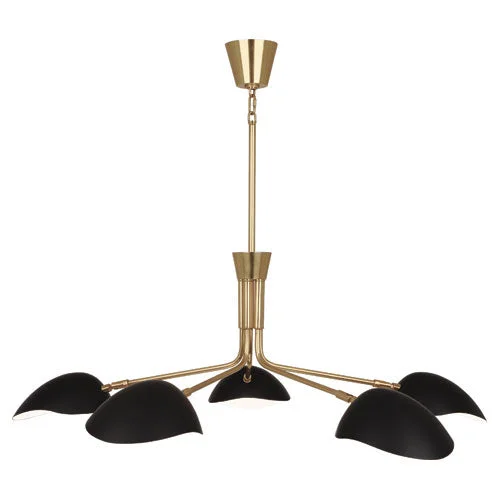 LED Chandeliers for Energy - Efficient LightingLED Chandeliers for Energy - Efficient LightingRobert Abbey Rico Espinet Racer 1522 Chandelier Light - Modern Brass w/Matte Black LED Chandeliers for Energy - Efficient LightingLED Chandeliers for Energy - Efficient LightingRobert Abbey Rico Espinet Racer 1522 Chandelier Light - Modern Brass w/Matte Black