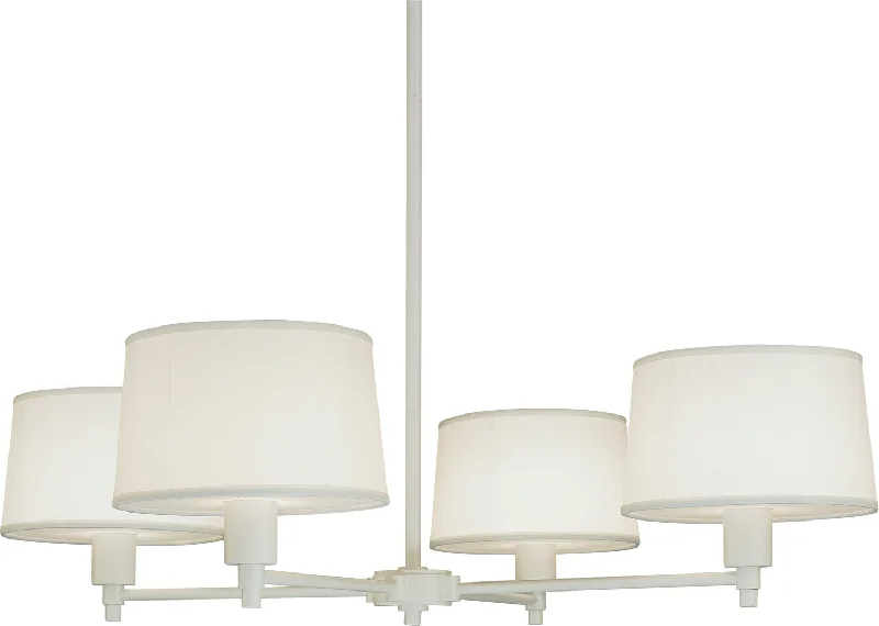 Large Chandeliers for Grand Halls and FoyersLarge Chandeliers for Grand Halls and FoyersRobert Abbey Real Simple 1807 Chandelier Light - Stardust White Powder Coat over Steel