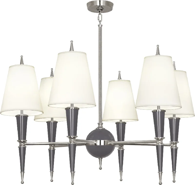 Modern Crystal Chandeliers for Contemporary HomesModern Crystal Chandeliers for Contemporary HomesRobert Abbey Jonathan Adler Versailles A604X Chandelier Light - Ash Lacquered Paint w/Polished Nickel Modern Crystal Chandeliers for Contemporary HomesModern Crystal Chandeliers for Contemporary HomesRobert Abbey Jonathan Adler Versailles A604X Chandelier Light - Ash Lacquered Paint w/Polished Nickel