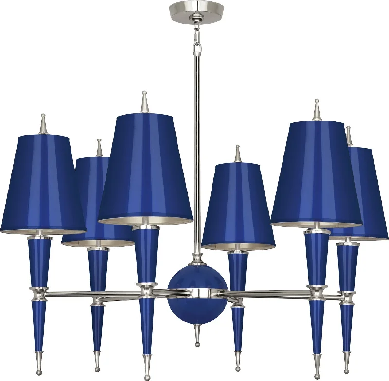 Modern Crystal Chandeliers for Contemporary HomesModern Crystal Chandeliers for Contemporary HomesRobert Abbey Jonathan Adler Versailles C604 Chandelier Light - Navy Lacquered Paint w/Polished Nickel Modern Crystal Chandeliers for Contemporary HomesModern Crystal Chandeliers for Contemporary HomesRobert Abbey Jonathan Adler Versailles C604 Chandelier Light - Navy Lacquered Paint w/Polished Nickel