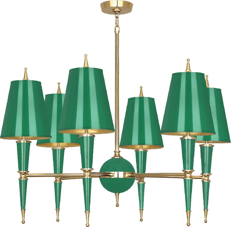 Chandeliers with Adjustable Arms for Directional LightingChandeliers with Adjustable Arms for Directional LightingRobert Abbey Jonathan Adler Versailles G904 Chandelier Light - Emerald Lacquered Paint w/Modern Brass Chandeliers with Adjustable Arms for Directional LightingChandeliers with Adjustable Arms for Directional LightingRobert Abbey Jonathan Adler Versailles G904 Chandelier Light - Emerald Lacquered Paint w/Modern Brass