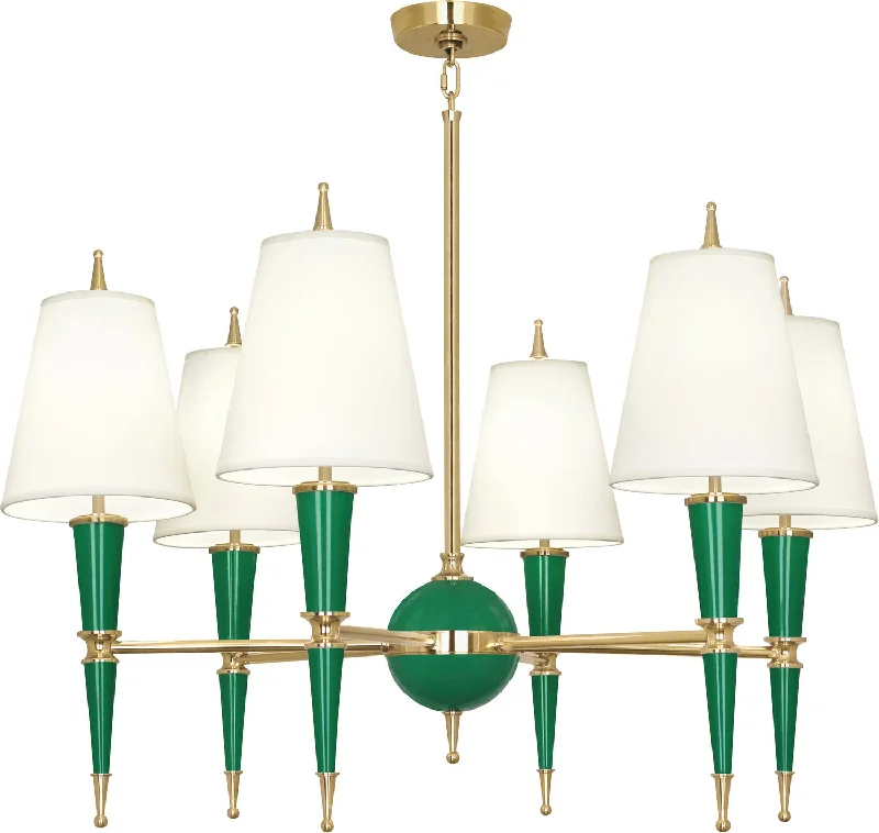 Chandeliers for Living Rooms to Create a Focal PointChandeliers for Living Rooms to Create a Focal PointRobert Abbey Jonathan Adler Versailles G904X Chandelier Light - Emerald Lacquered Paint w/Modern Brass Chandeliers for Living Rooms to Create a Focal PointChandeliers for Living Rooms to Create a Focal PointRobert Abbey Jonathan Adler Versailles G904X Chandelier Light - Emerald Lacquered Paint w/Modern Brass