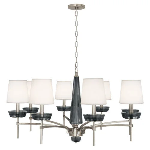 Traditional Brass Chandeliers for Classic InteriorsTraditional Brass Chandeliers for Classic InteriorsRobert Abbey Cristallo S625 Chandelier Light - Polished Nickel w/ Smoke Gray Crystal Traditional Brass Chandeliers for Classic InteriorsTraditional Brass Chandeliers for Classic InteriorsRobert Abbey Cristallo S625 Chandelier Light - Polished Nickel w/ Smoke Gray Crystal