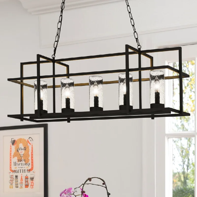 Incandescent Chandeliers for a Warm and Traditional GlowIncandescent Chandeliers for a Warm and Traditional GlowUQL4670 Transitional Indoor Chandelier, 13.50''H x 37.00''W x 11.00''D, Earth Black Finish, Sofia Collection Incandescent Chandeliers for a Warm and Traditional GlowIncandescent Chandeliers for a Warm and Traditional GlowUQL4670 Transitional Indoor Chandelier, 13.50''H x 37.00''W x 11.00''D, Earth Black Finish, Sofia Collection