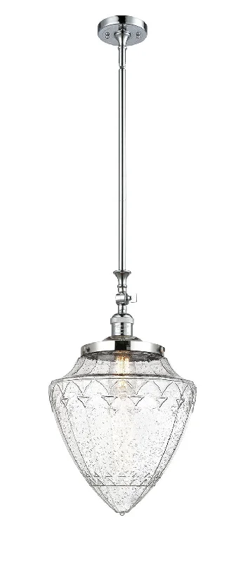 Gothic Ceiling Lights with Dark Metalwork and Pointed ArchesGothic Ceiling Lights with Dark Metalwork and Pointed ArchesFranklin Restoration One Light Mini Pendant