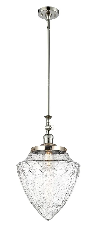 Gothic Ceiling Lights with Dark Metalwork and Pointed ArchesGothic Ceiling Lights with Dark Metalwork and Pointed ArchesFranklin Restoration One Light Mini Pendant