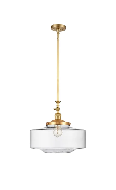 Scandinavian Style Ceiling Lights with Light Wood AccentsScandinavian Style Ceiling Lights with Light Wood AccentsFranklin Restoration One Light Mini Pendant