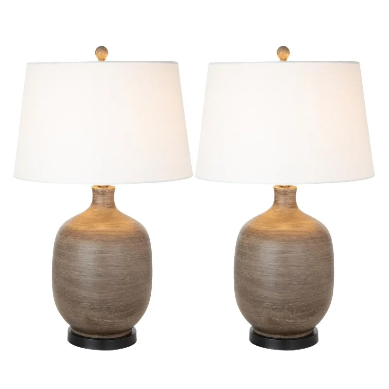 leather table lamps with a distressed texture for a rugged charmleather table lamps with a distressed texture for a rugged charmLux Lighting Stunning Brown Transitional Table Lamps (Set of 2) 3-Way Switch - 3-Way Switch
