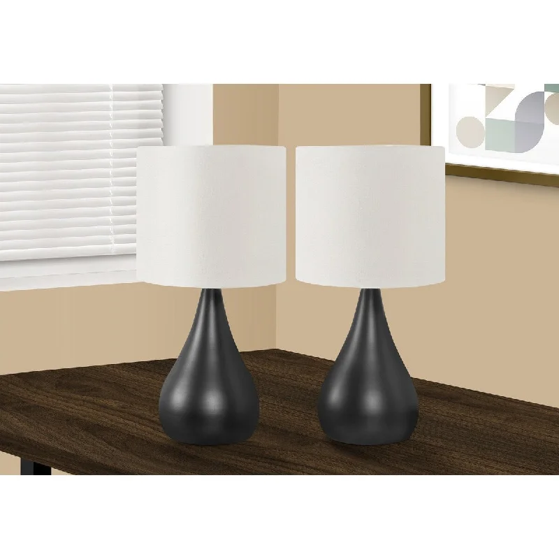 crystal table lamps with dazzling prisms for a glamorous effectcrystal table lamps with dazzling prisms for a glamorous effectMonarch Specialtie 18"h Table Lamp Black Metal Ivory (Set Of 2) - 17.75