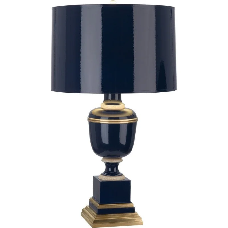ceramic table lamps with hand painted designs for an artistic touchceramic table lamps with hand painted designs for an artistic touchRobert Abbey 2504 One Light Accent Lamp Annika Cobalt Lacquered Paint - Exact Size