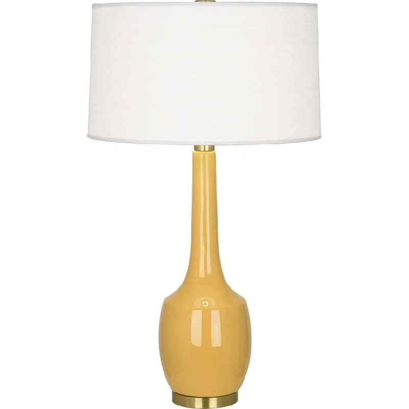 bohemian table lamps with colorful patterns for eclectic bedroomsbohemian table lamps with colorful patterns for eclectic bedroomsRobert Abbey SU701 One Light Table Lamp Delilah Antique Brass w/ Sunse - Exact Size