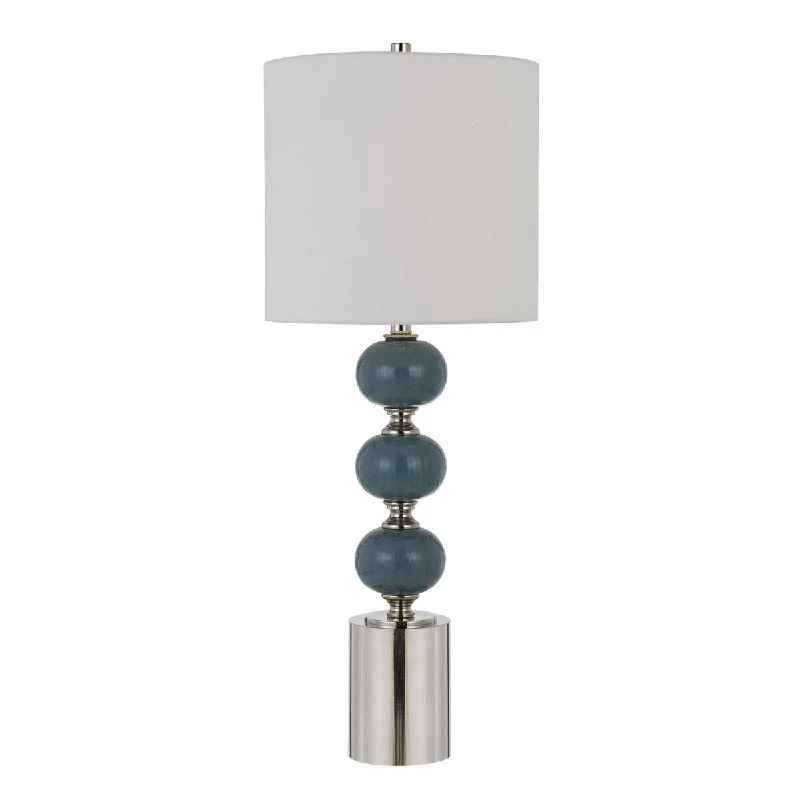 marble table lamps with a luxurious veined pattern for high end decormarble table lamps with a luxurious veined pattern for high end decorSet of Two 29" Modern Blue Metal Table Lamps - Large